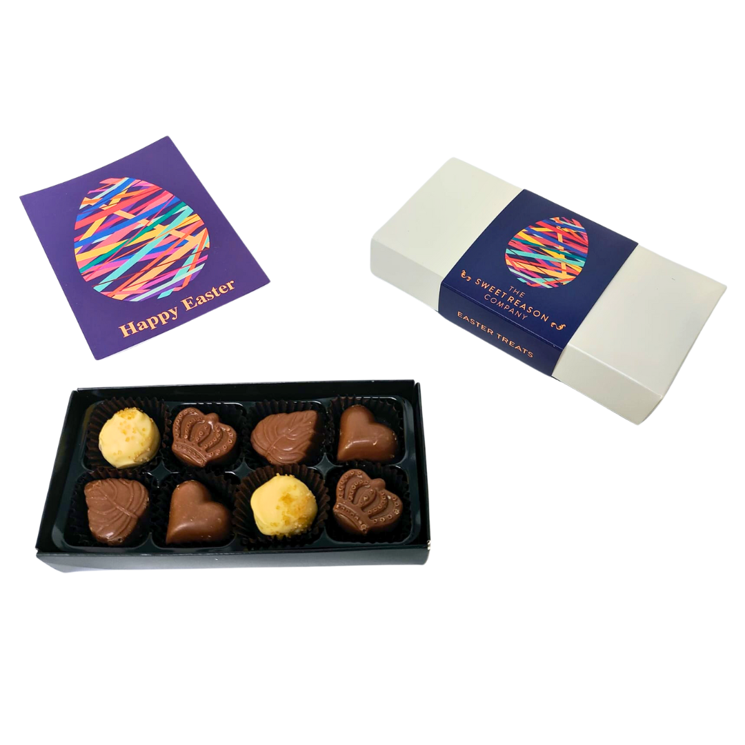 'Easter Egg' Variety Box of 8 Chocolates