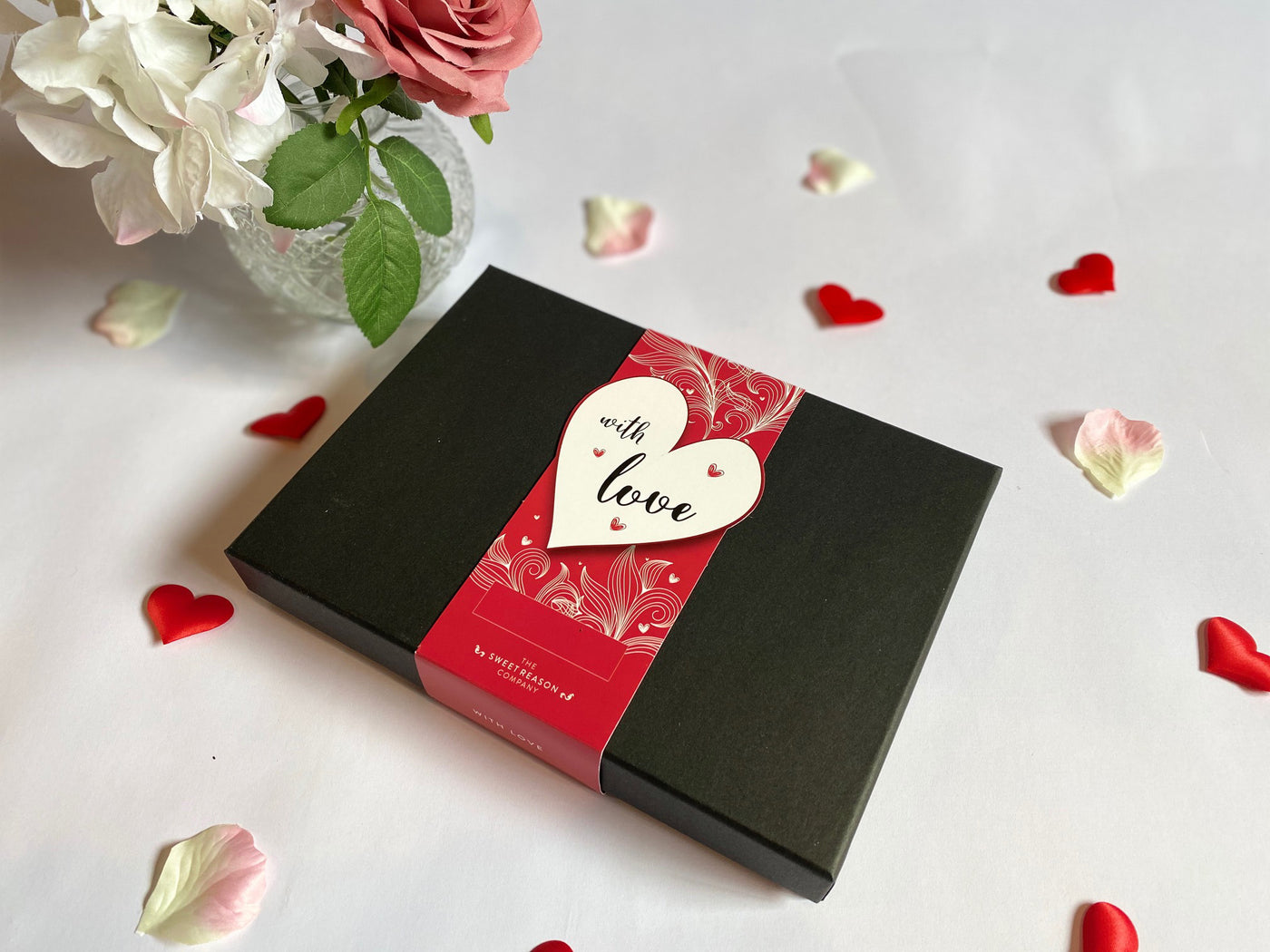 'With Love' Afternoon Tea For Four Valentine's Day Gift Box