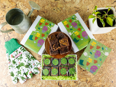 'Gardening' Gluten Free Luxury Brownie Gift