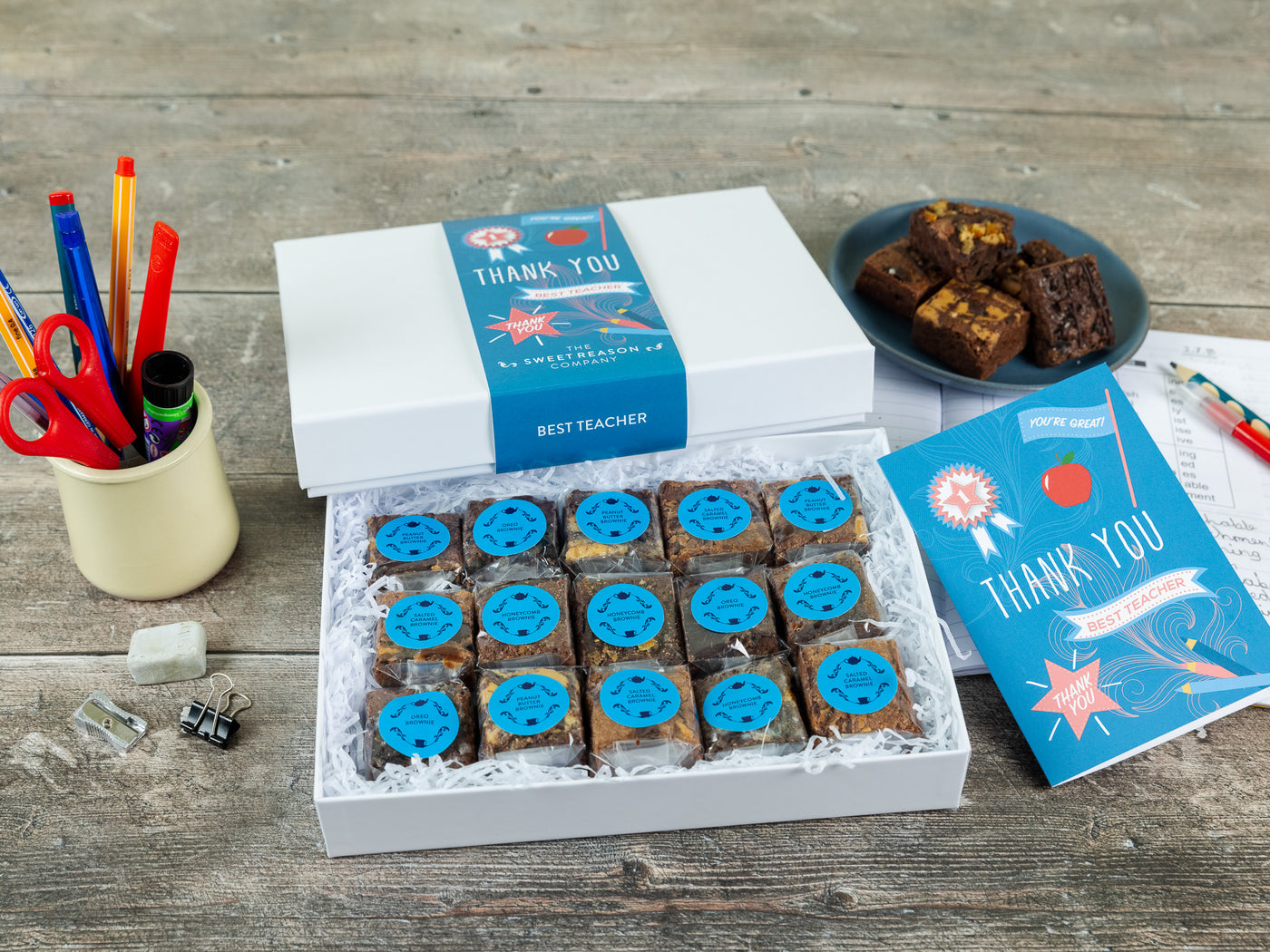 'Thank You Teacher' Indulgent Brownie Gift