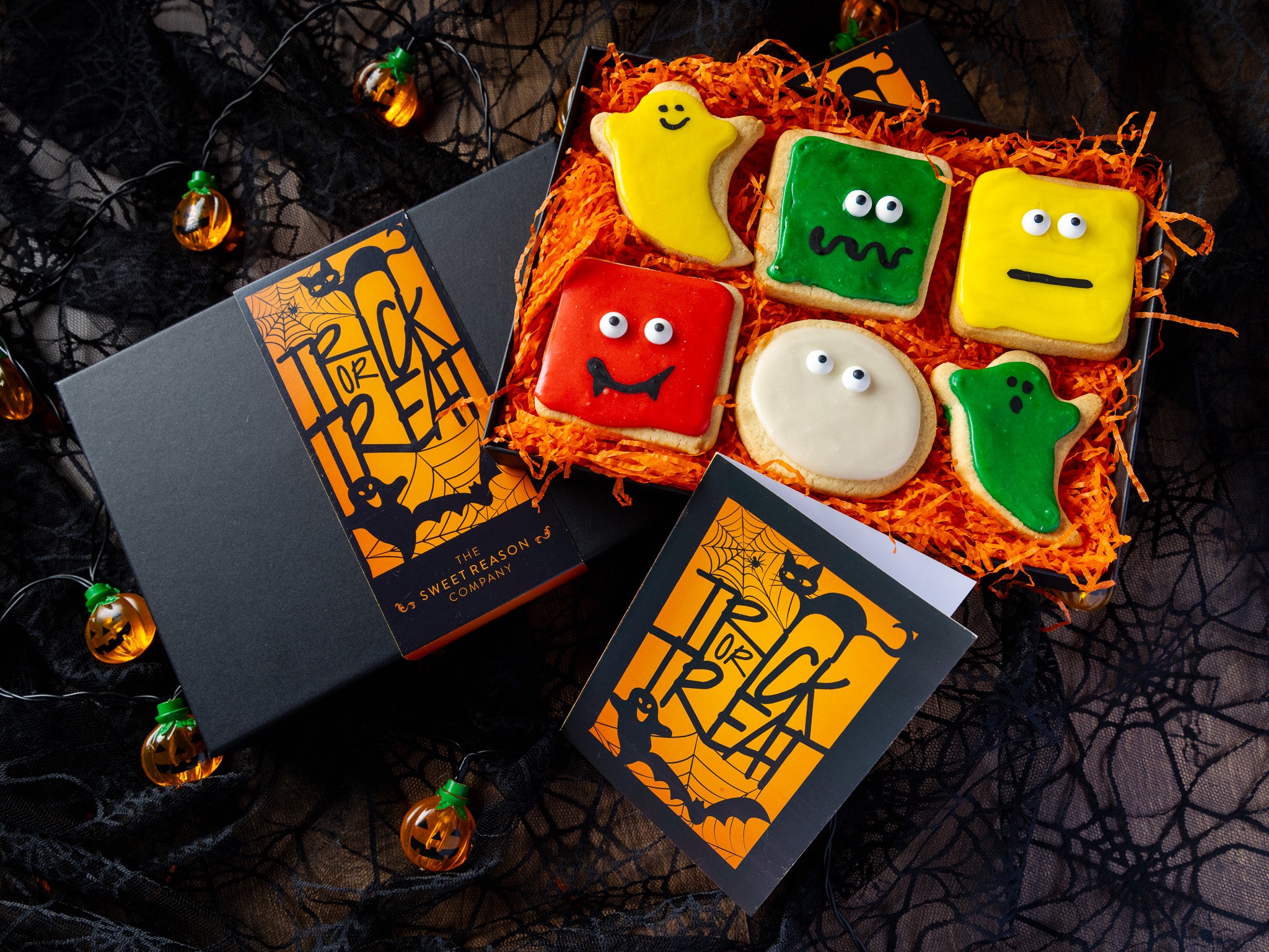 Halloween Biscuit Boxes Monsters & Ghosts Biscuits The Sweet Reason