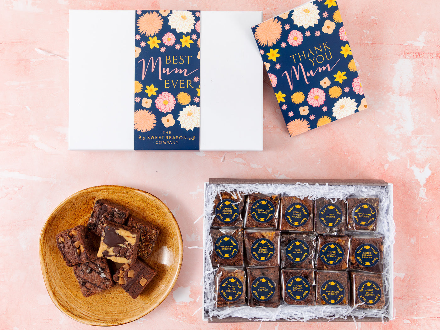 'Best Mum Ever' Gluten Free Indulgent Brownie Gift
