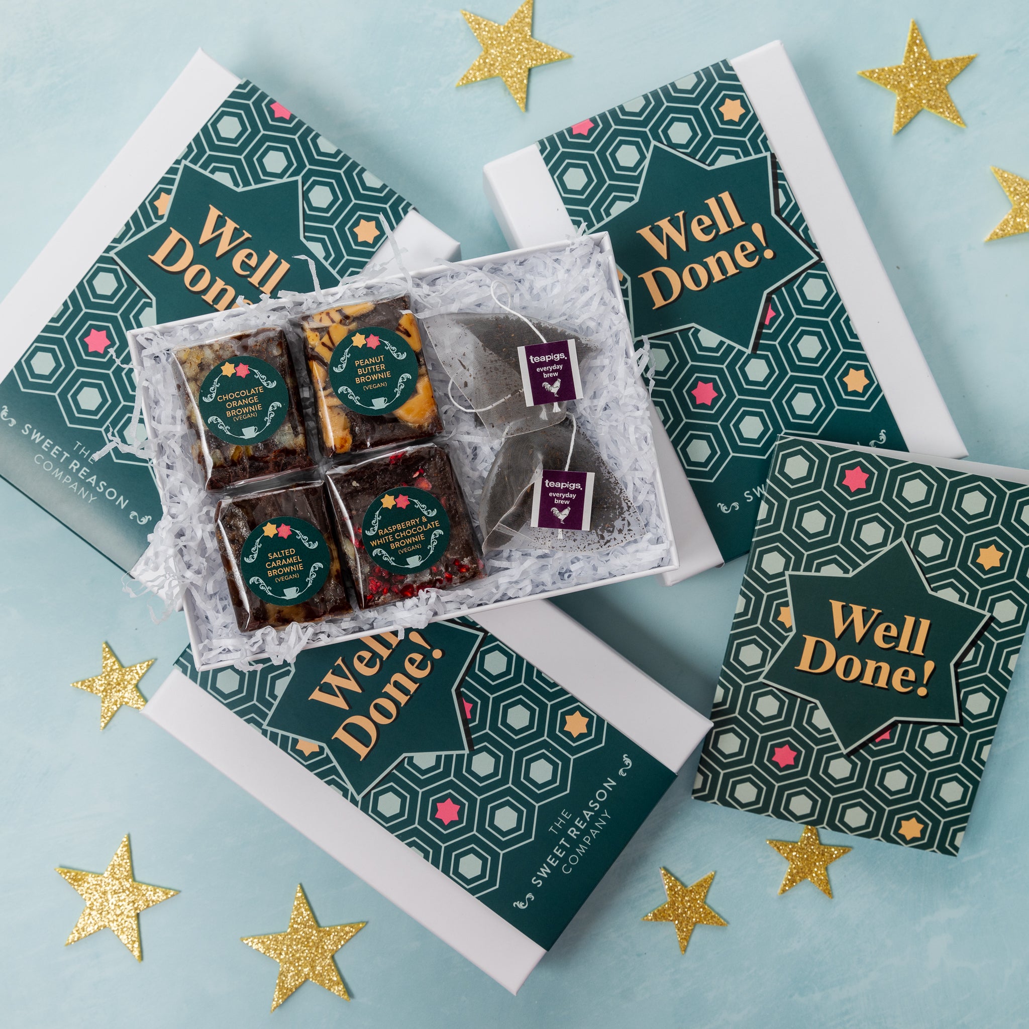 'Well Done' Vegan Afternoon Tea for Two Gift – The Sweet Reason Company