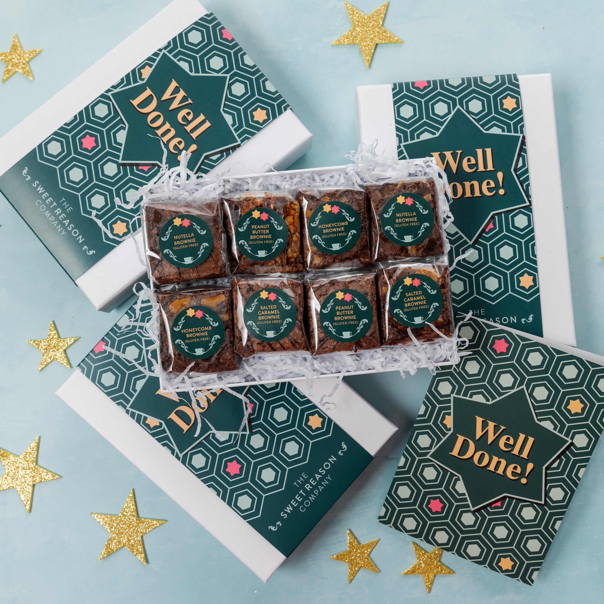 'Well Done' Gluten Free Luxury Brownie Gift – The Sweet Reason Company