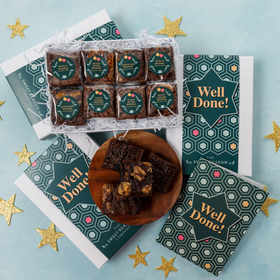 'Well Done' Gluten Free Luxury Brownie Gift