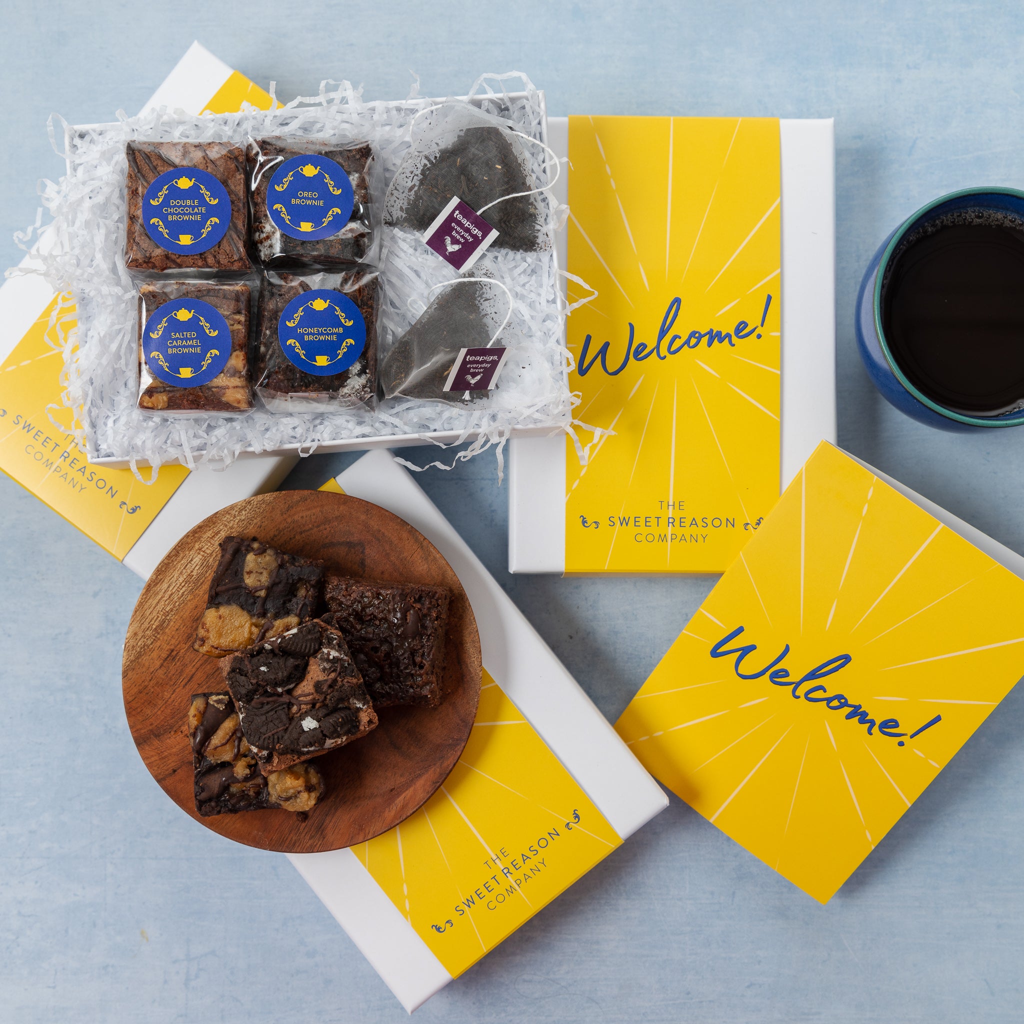 Welcome Tea 'Welcome!' Vegan Afternoon Tea for Two Gift – The Sweet Reason Company