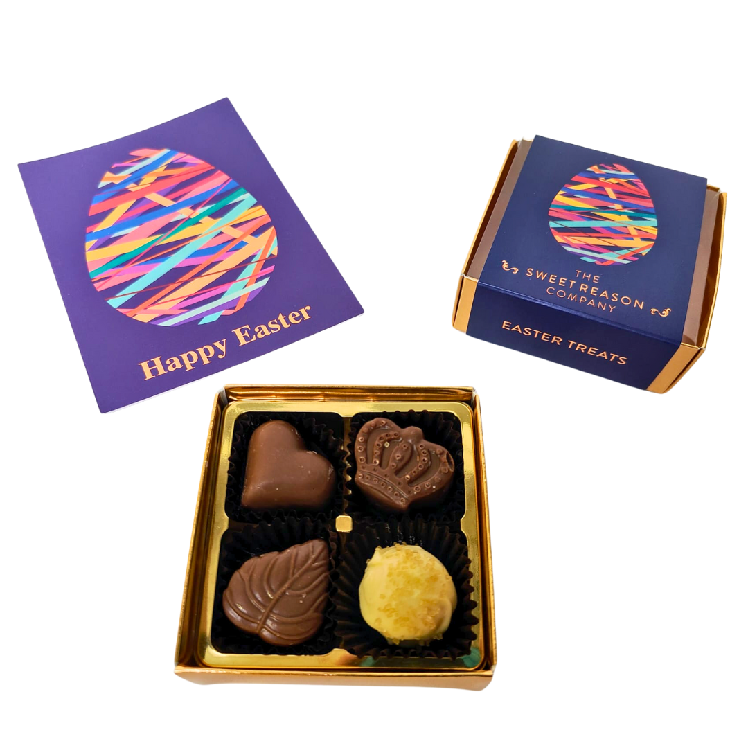 'Easter Egg' Variety Box of 4 Chocolates