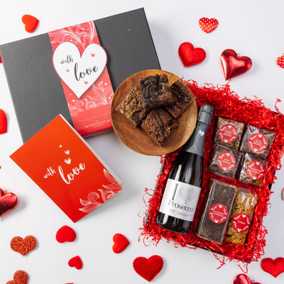 'With Love' Bakes and Prosecco Gift