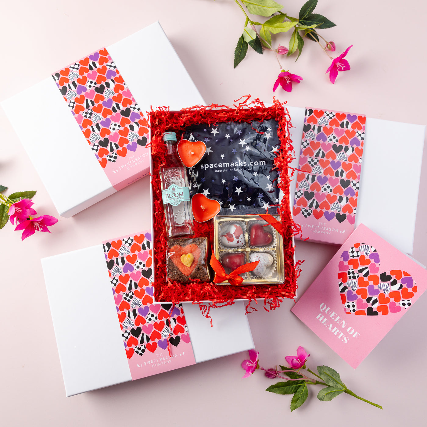 'Queen of Hearts' Relaxation and Gin Valentine's Day Hamper