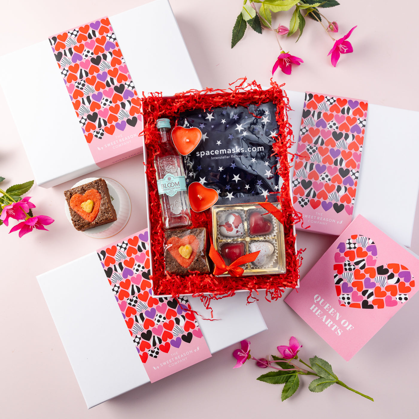 'Queen of Hearts' Relaxation and Gin Valentine's Day Hamper