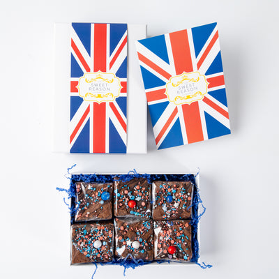 'British' Luxury Sprinkle Brownies