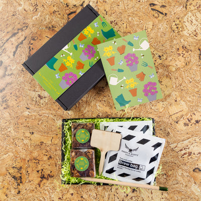 'Gardening' Treats, Brownies and Coffee Letterbox