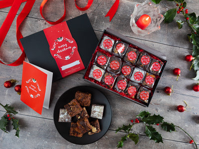 Christmas Indulgent Brownie Gift Box (Gluten Free)