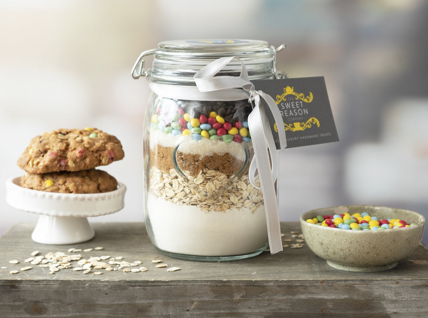 Large Gluten Free Smarties Cookie Mix Jar