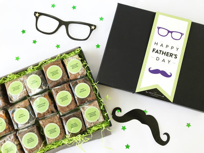 Father's Day Vegan Indulgent Brownie Gift Box