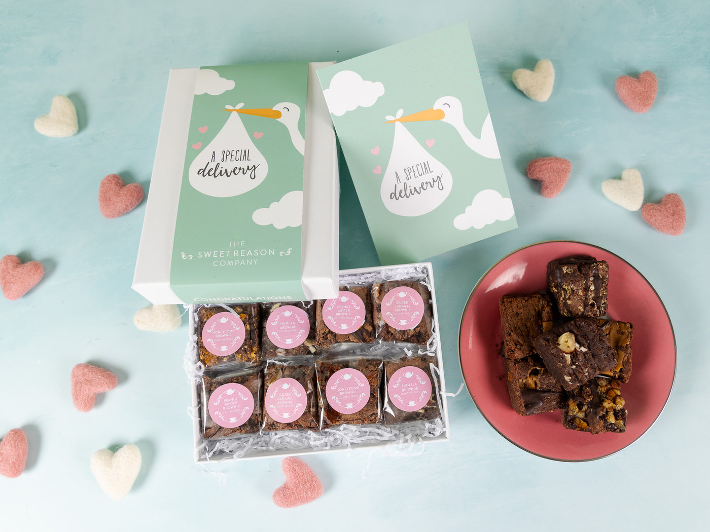 'A Special Delivery' Gluten Free Luxury Brownie Gift