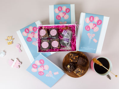 'Baby Girl' Gluten Free Afternoon Tea For Two Gift
