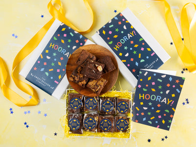 'Hooray!' Gluten Free Luxury Brownie Gift