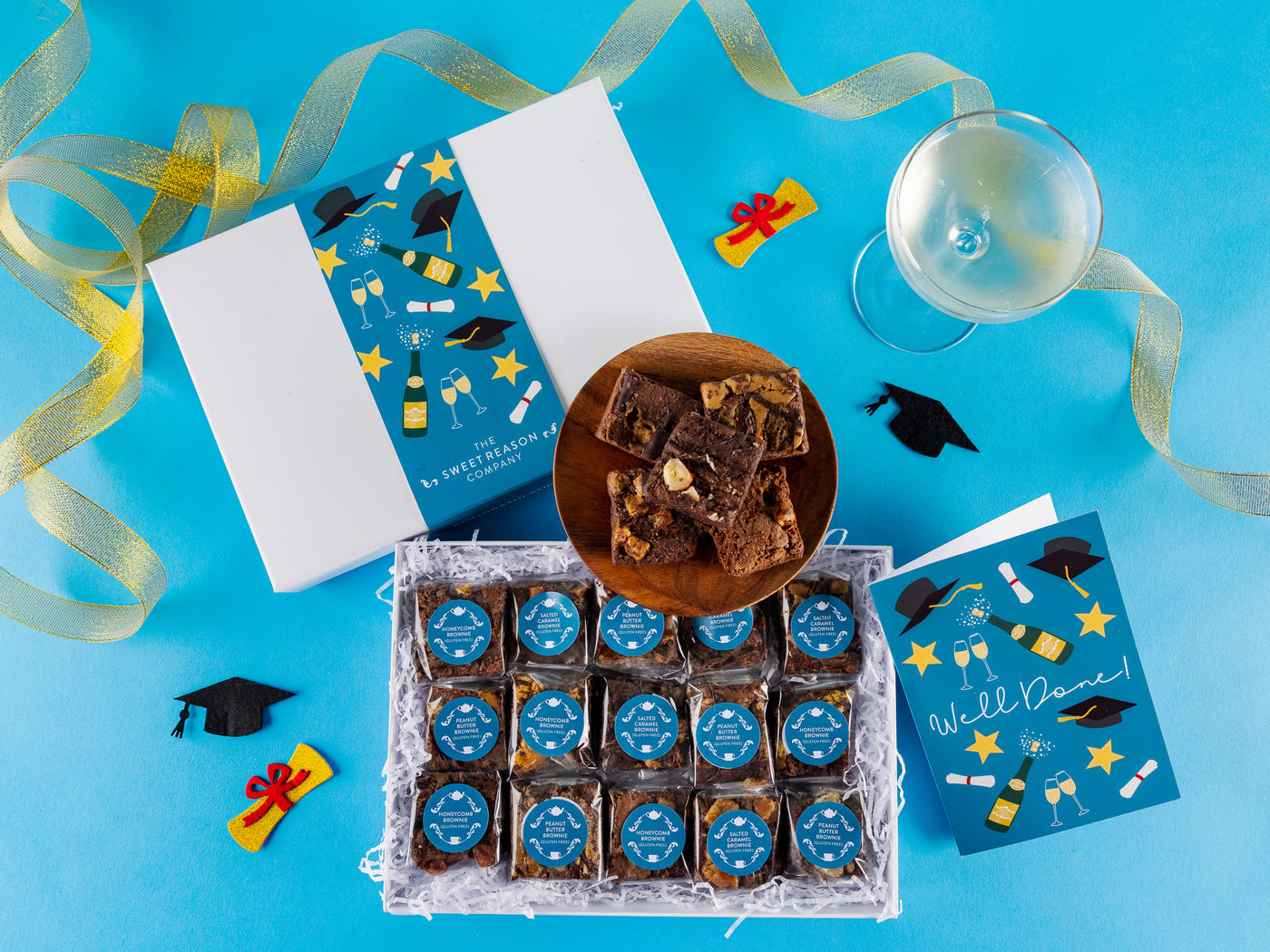 'Graduation' Gluten Free Indulgent Brownie Gift