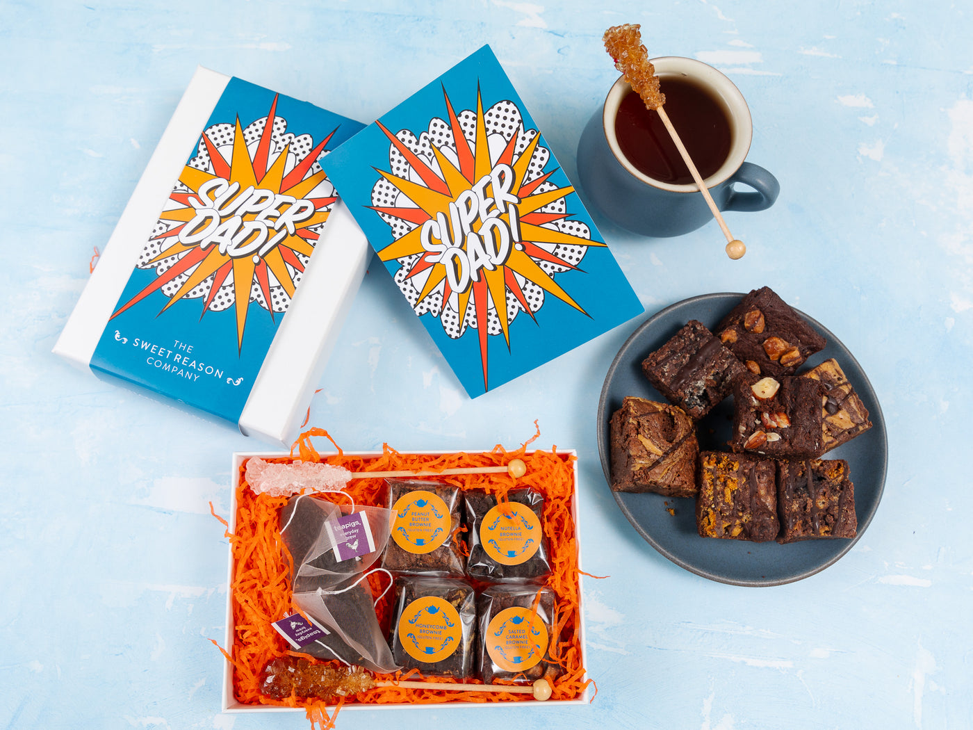 'Super Dad' Gluten Free Afternoon Tea For Two Gift