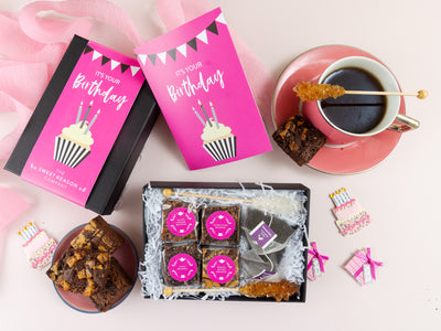 'Happy Birthday Cupcake' Afternoon Tea For Two Gift