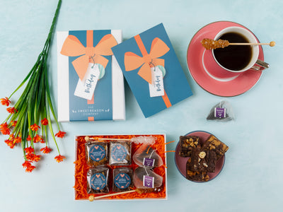 'Happy Birthday Ribbon' Gluten Free Afternoon Tea For Two Gift