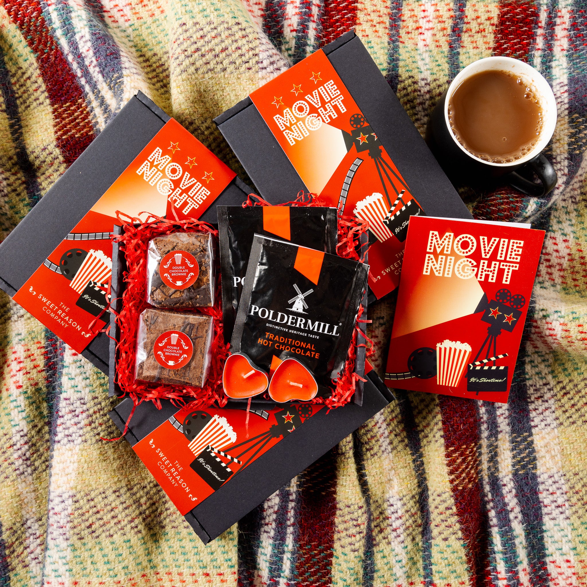 'Movie Night' Candles, Brownies and Hot Chocolate Letterbox – The Sweet ...