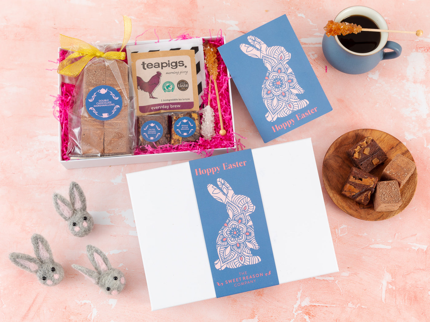 'Easter Bunny' Coffee and Marshmallow Gift