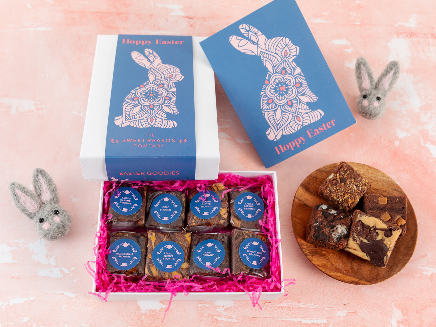 Easter Bunny Luxury Brownie Gift