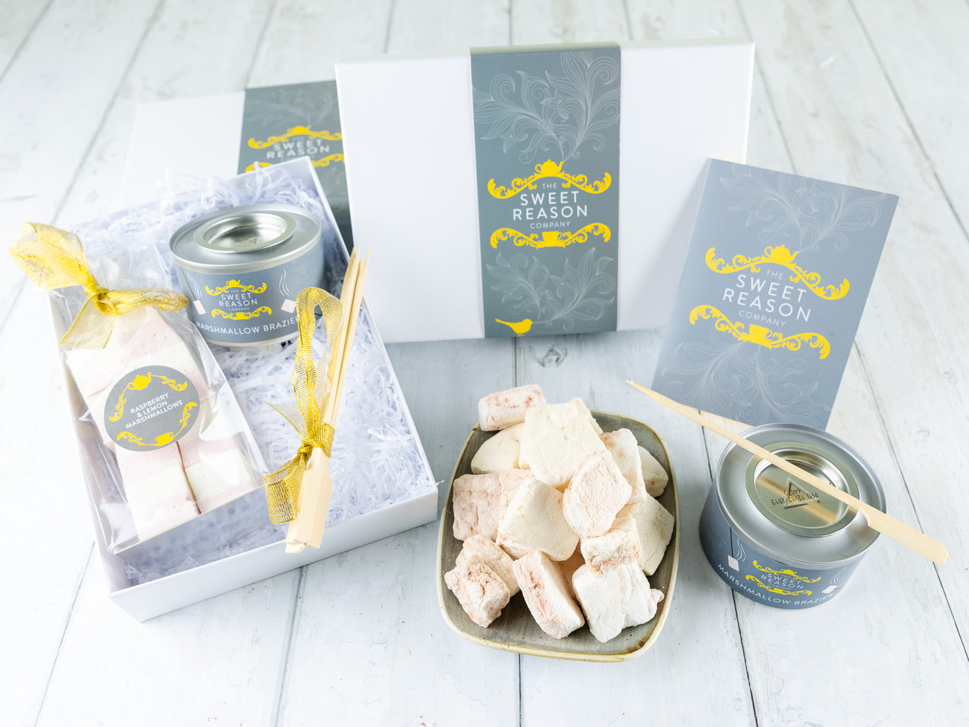Raspberry & Lemon Marshmallows Luxury Toasting Box