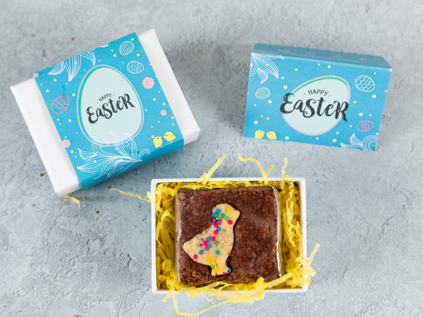 Easter Mini Chick Brownie Gift