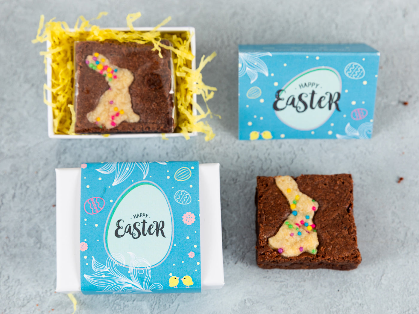 Easter Mini Bunny Brownie Gift