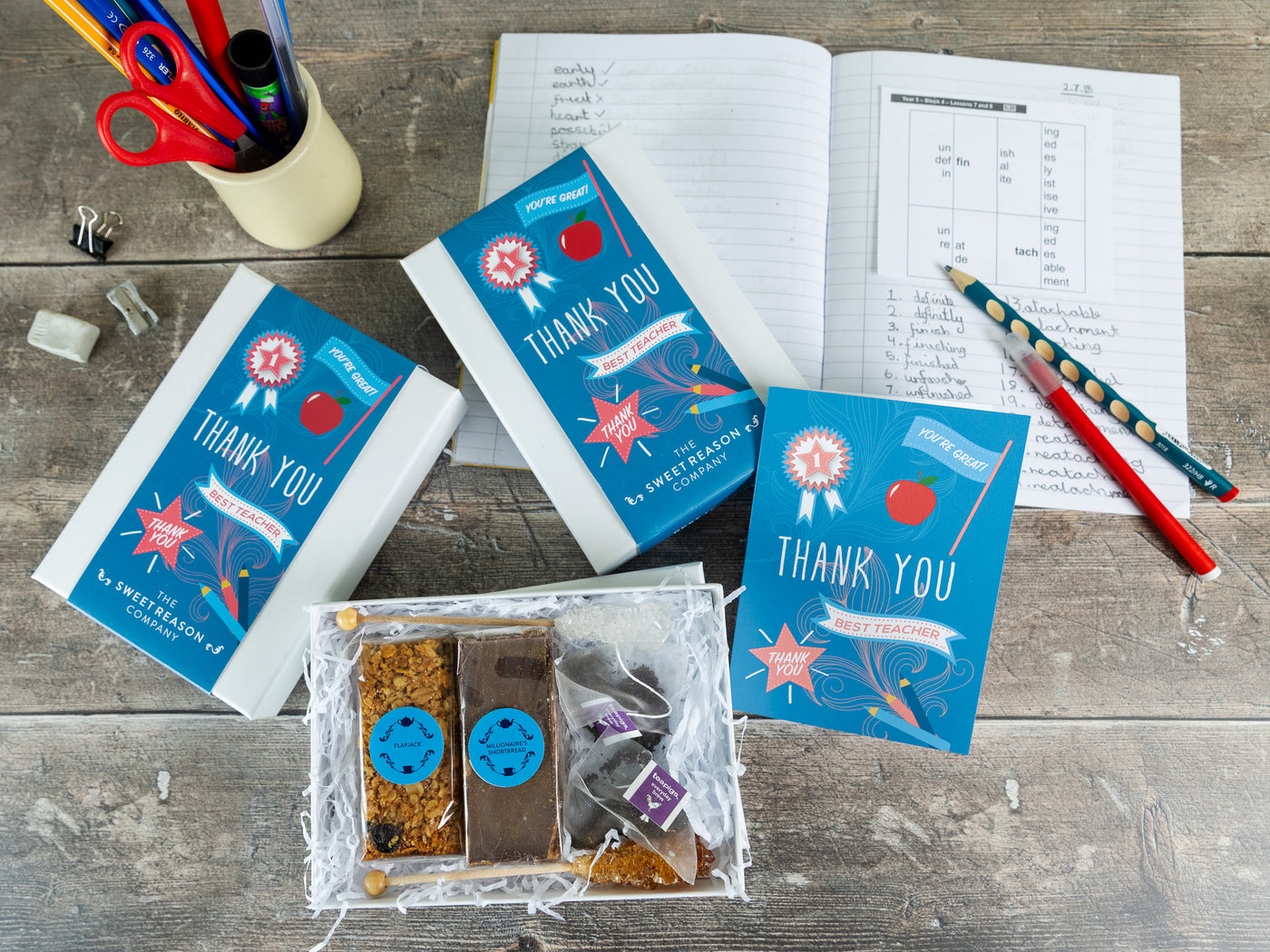 'Thank You Teacher' Vegan Afternoon Tea for Two Gift Bars