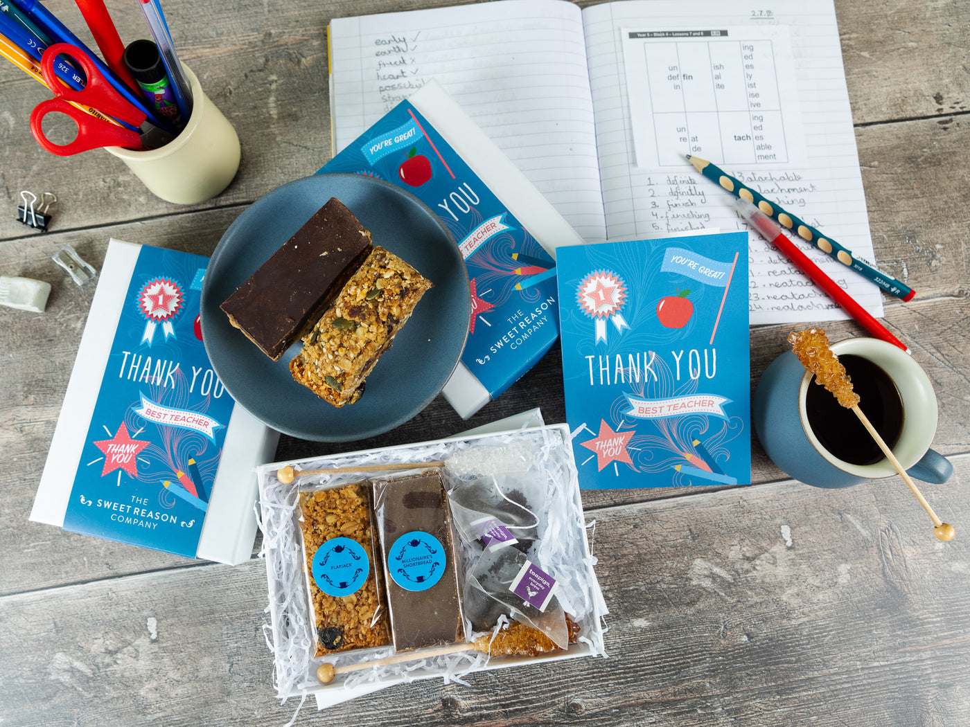 'Thank You Teacher' Afternoon Tea for Two Gift Bars