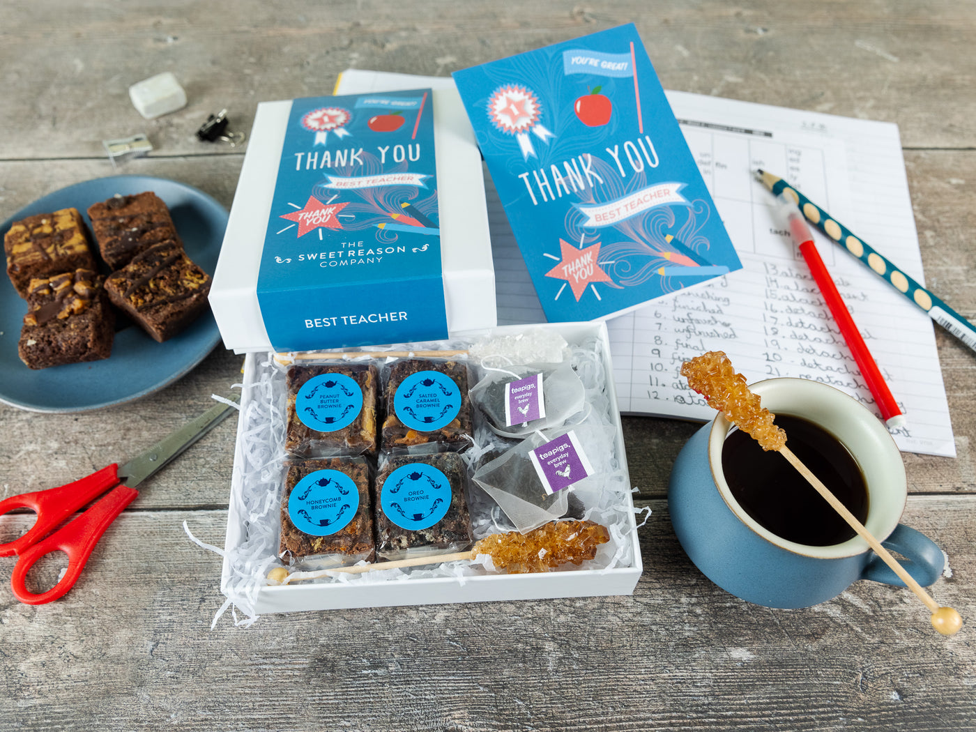 'Thank You Teacher' Vegan Afternoon Tea for Two Gift