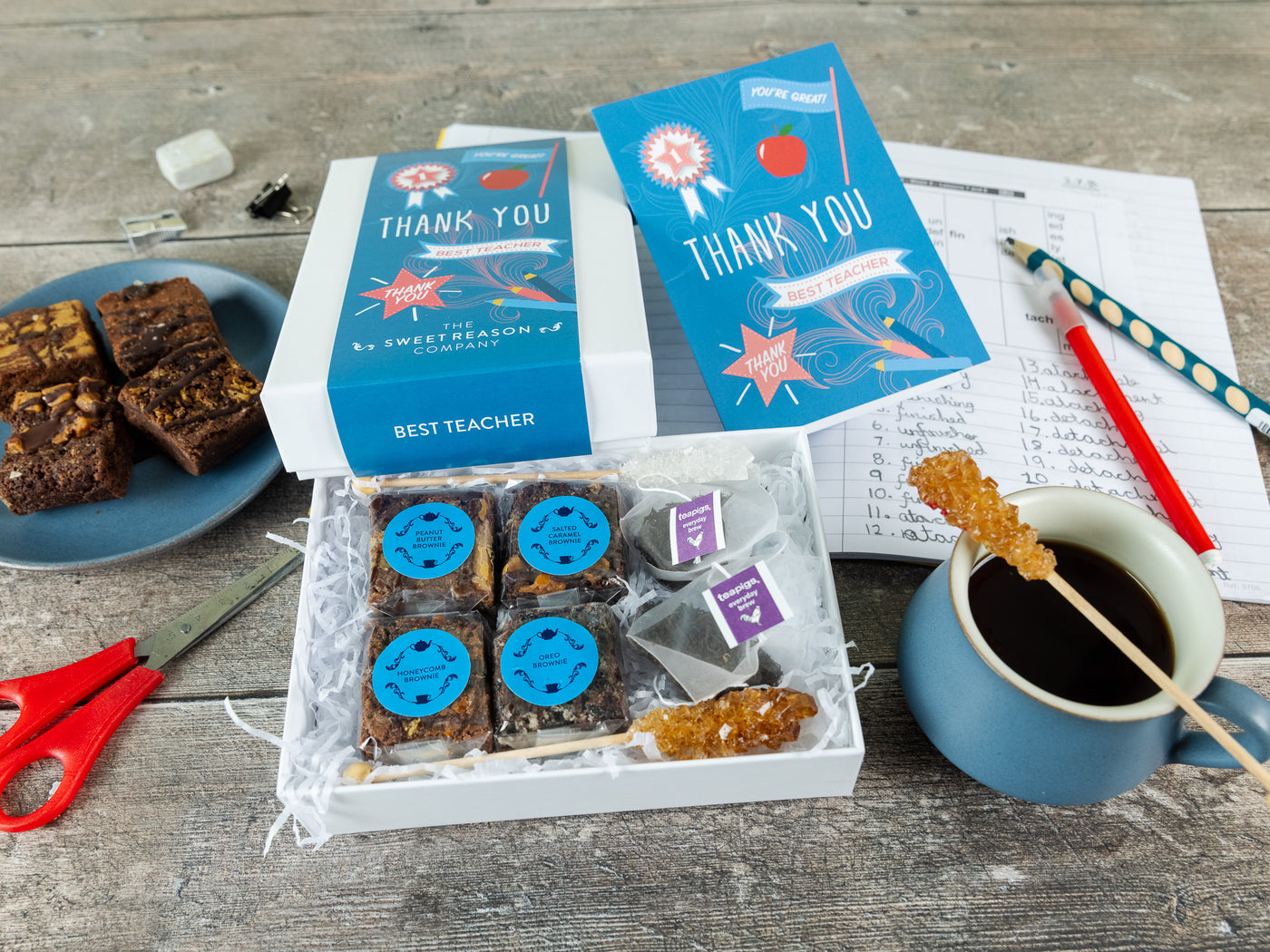 'Thank You Teacher' Gluten Free Afternoon Tea for Two Gift