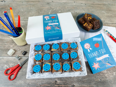 'Thank You Teacher' Gluten Free Indulgent Brownie Gift