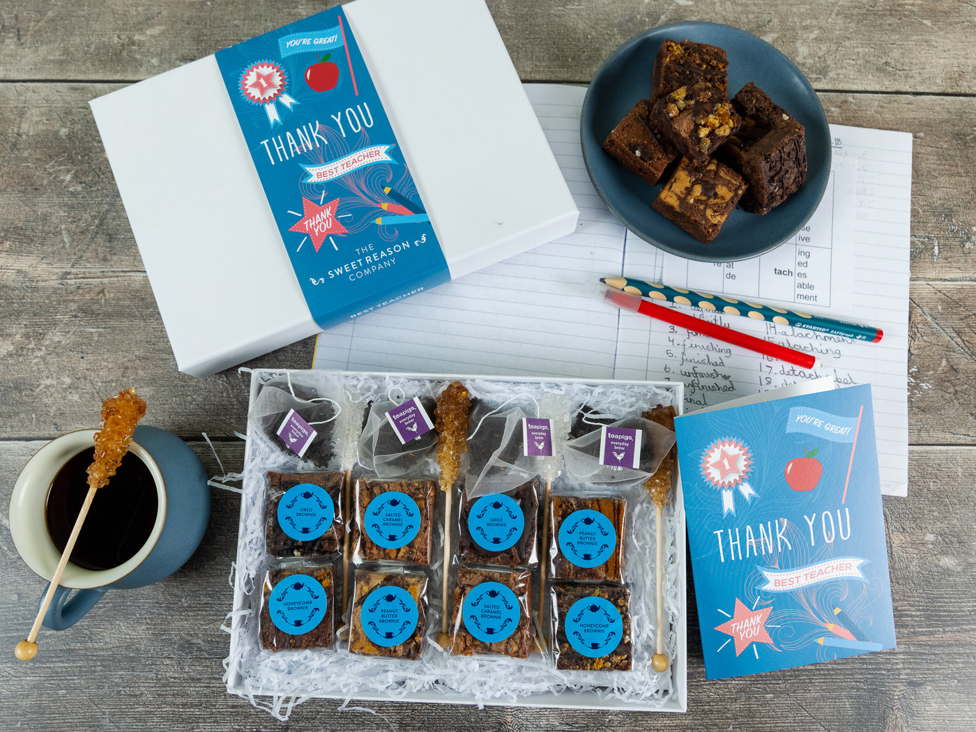 'Thank You Teacher' Vegan Afternoon Tea for Four Gift