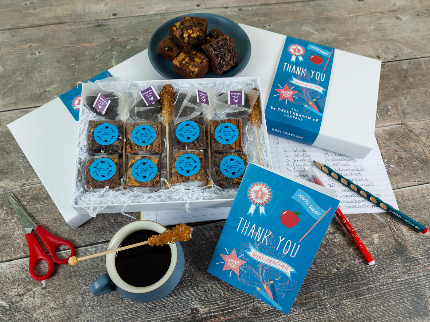 'Thank You Teacher' Gluten Free Afternoon Tea for Four Gift