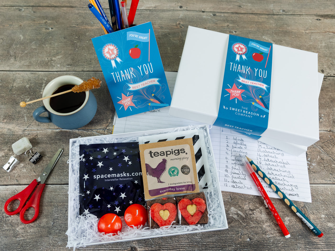 'Thank You Teacher' Treats, Tea & Coffee Gift