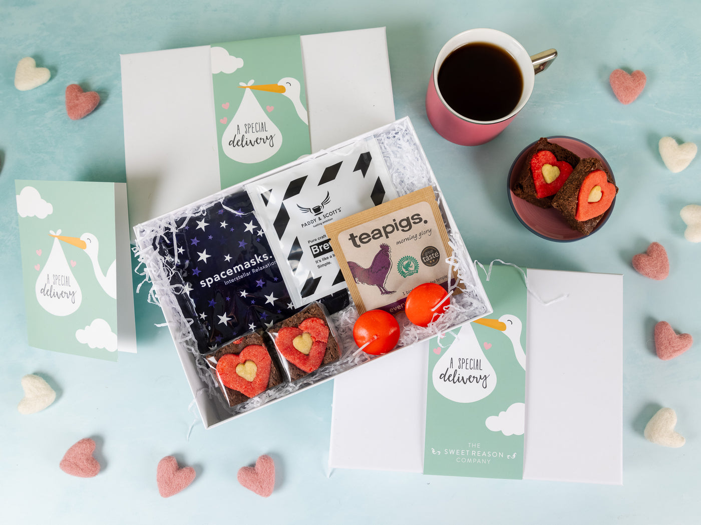 'A Special Delivery' Treats, Tea & Coffee Gift