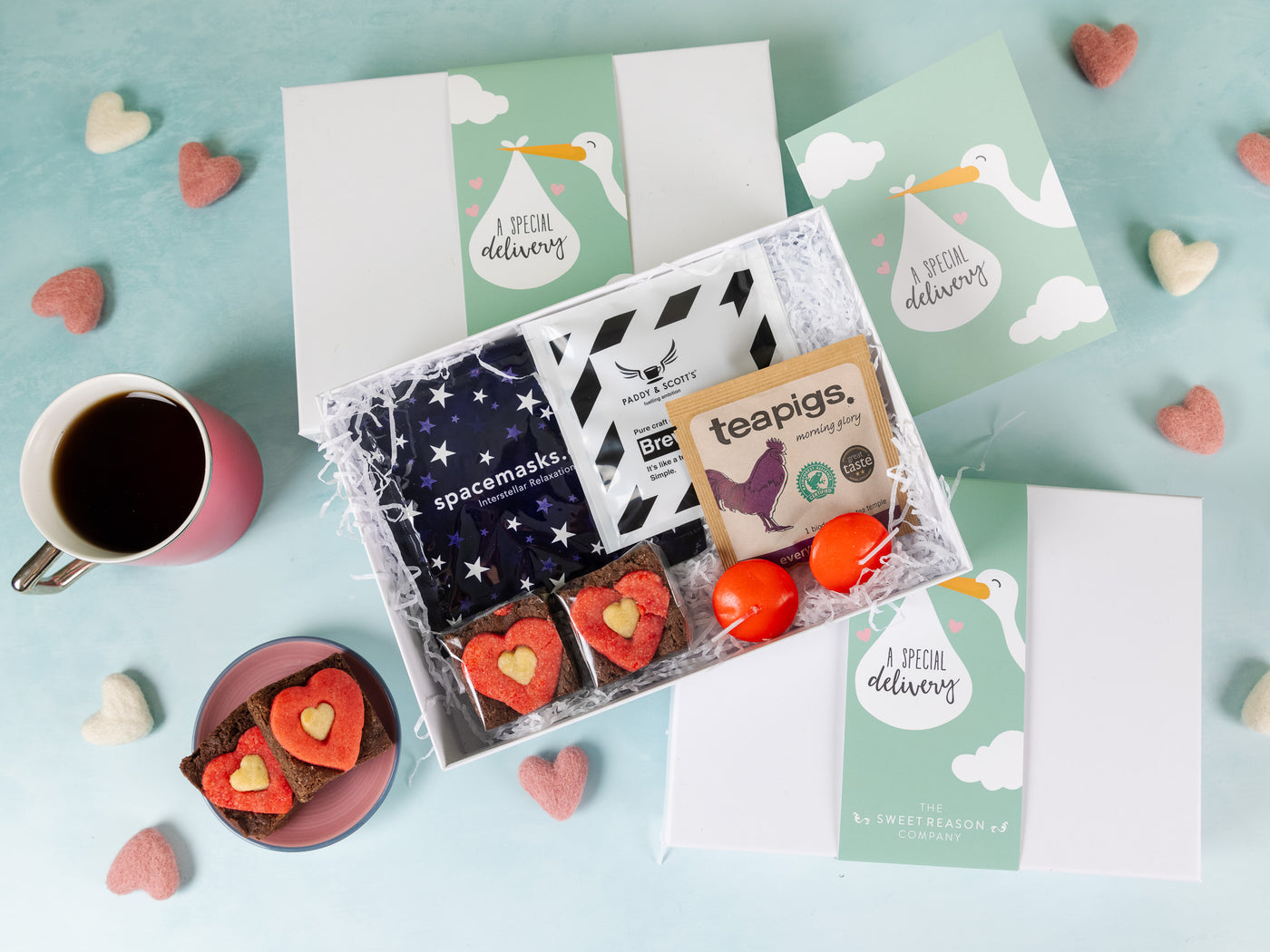 'A Special Delivery' Treats, Tea & Coffee Gift