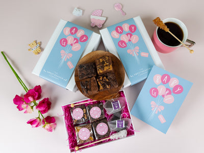 'Baby Girl' Vegan Afternoon Tea For Two Gift