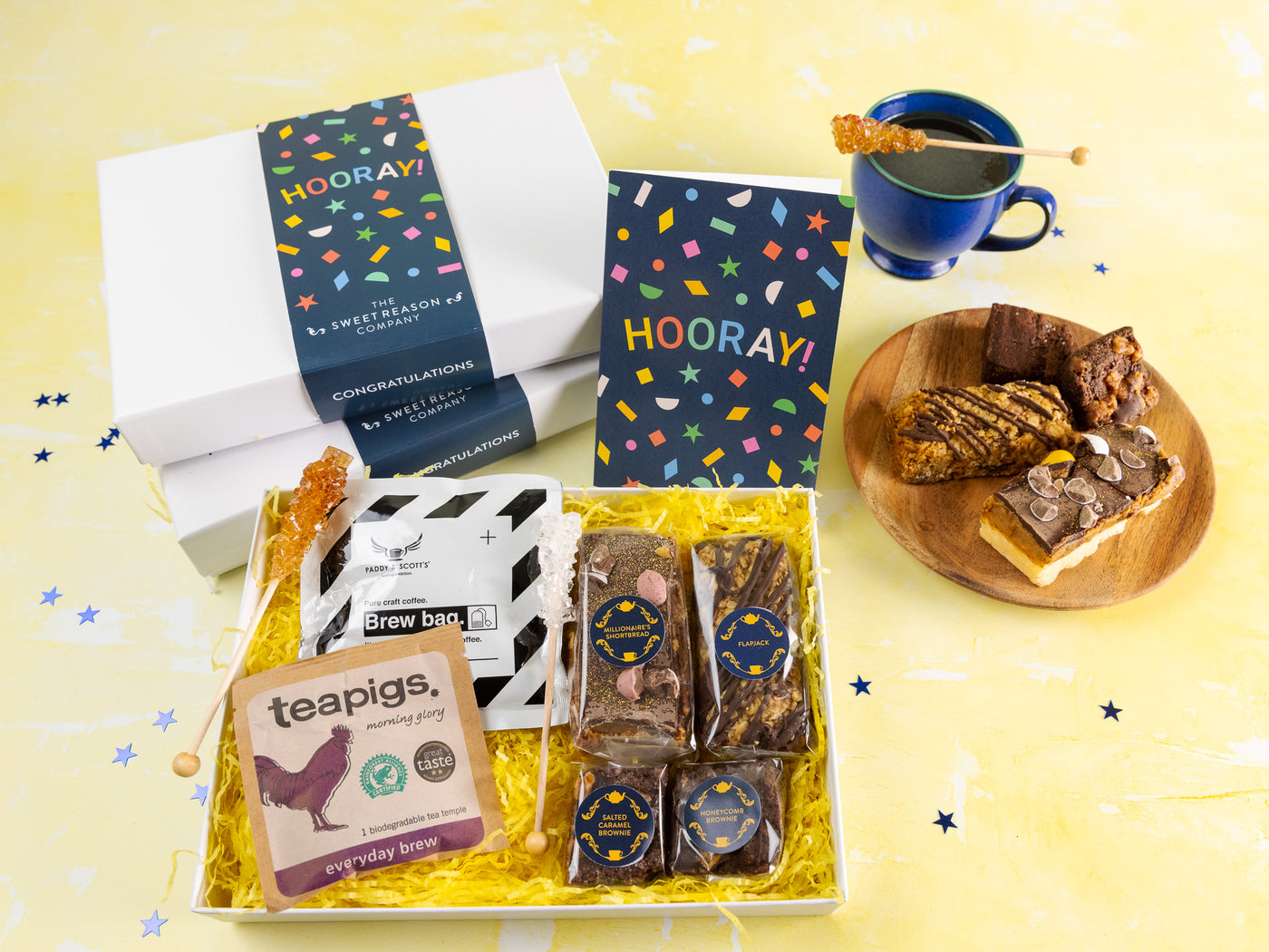 'Hooray!' Vegan Coffee and Treats Gift