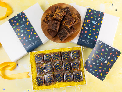 'Hooray!' Vegan Indulgent Brownie Gift
