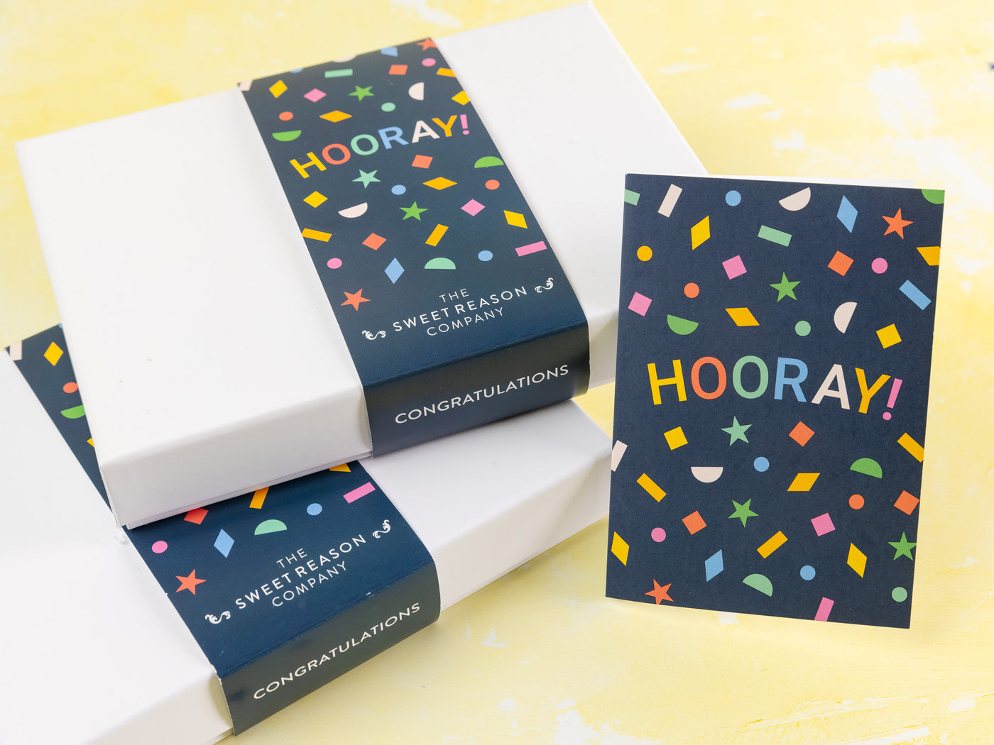 'Hooray!' Indulgent Brownie Gift