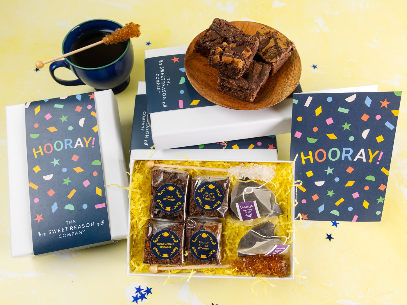 'Hooray!' Vegan Afternoon Tea For Two Gift