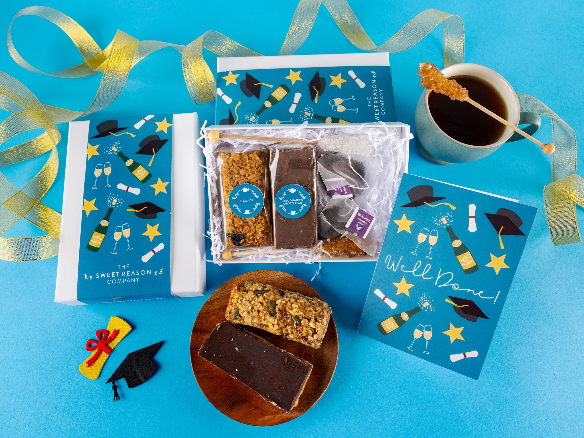 'Graduation' Afternoon Tea For Two Gift Bars – The Sweet Reason Company