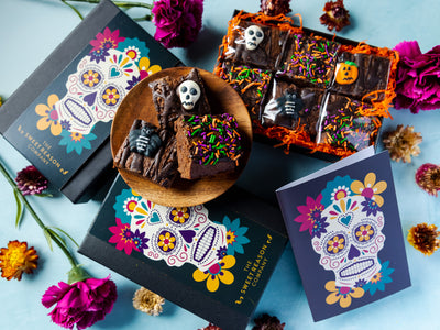Day of the Dead Luxury Halloween Brownie Gift