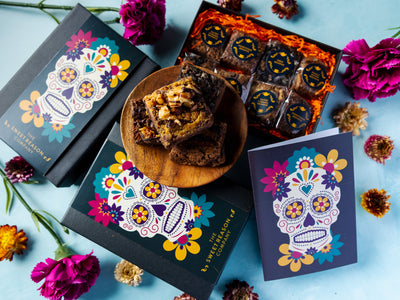 'Day of the Dead' Luxury Brownie Bites